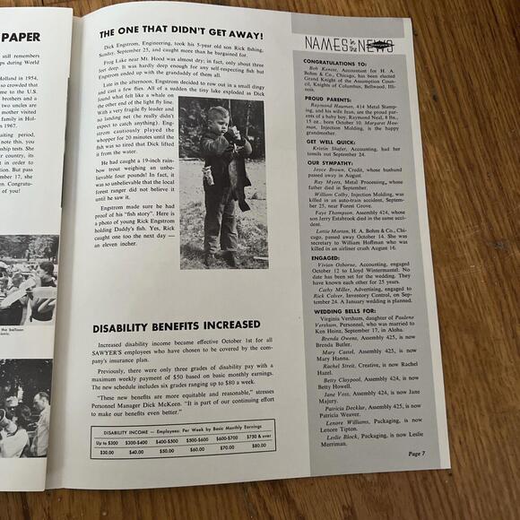 SAWYERS NEWS AND VIEWS 1963 William B. Gruber a great man is gone  publication - Picture 9 of 10